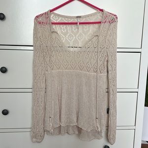 Free People Angel Days Pullover Sweater